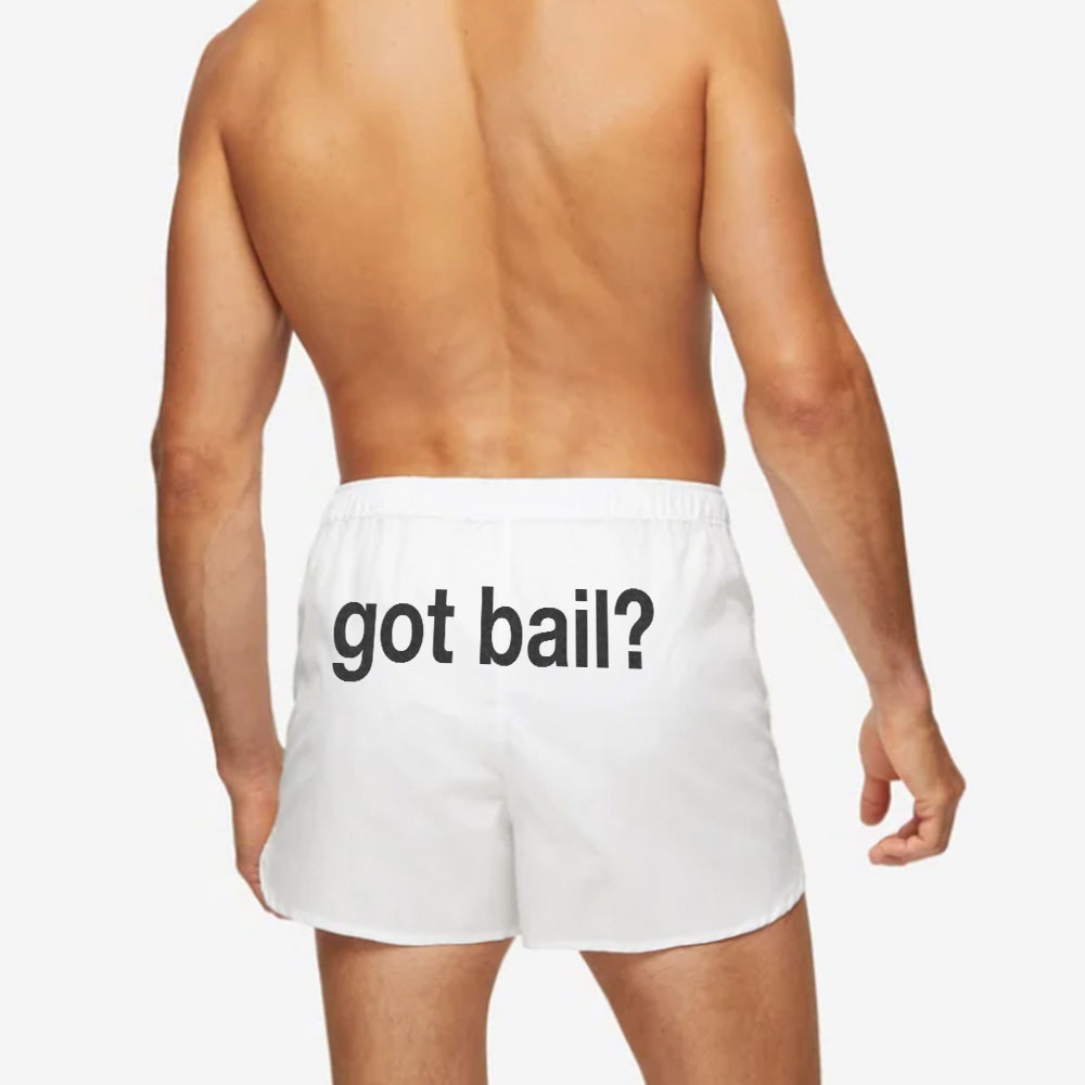 Got Bail?™ Cotton Boxer